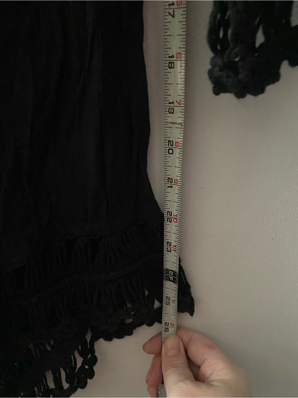 Paradise Black Crochet V-Neck Women’s Top/Swimsuit Cover w/ See-Through Design - Picture 6 of 7